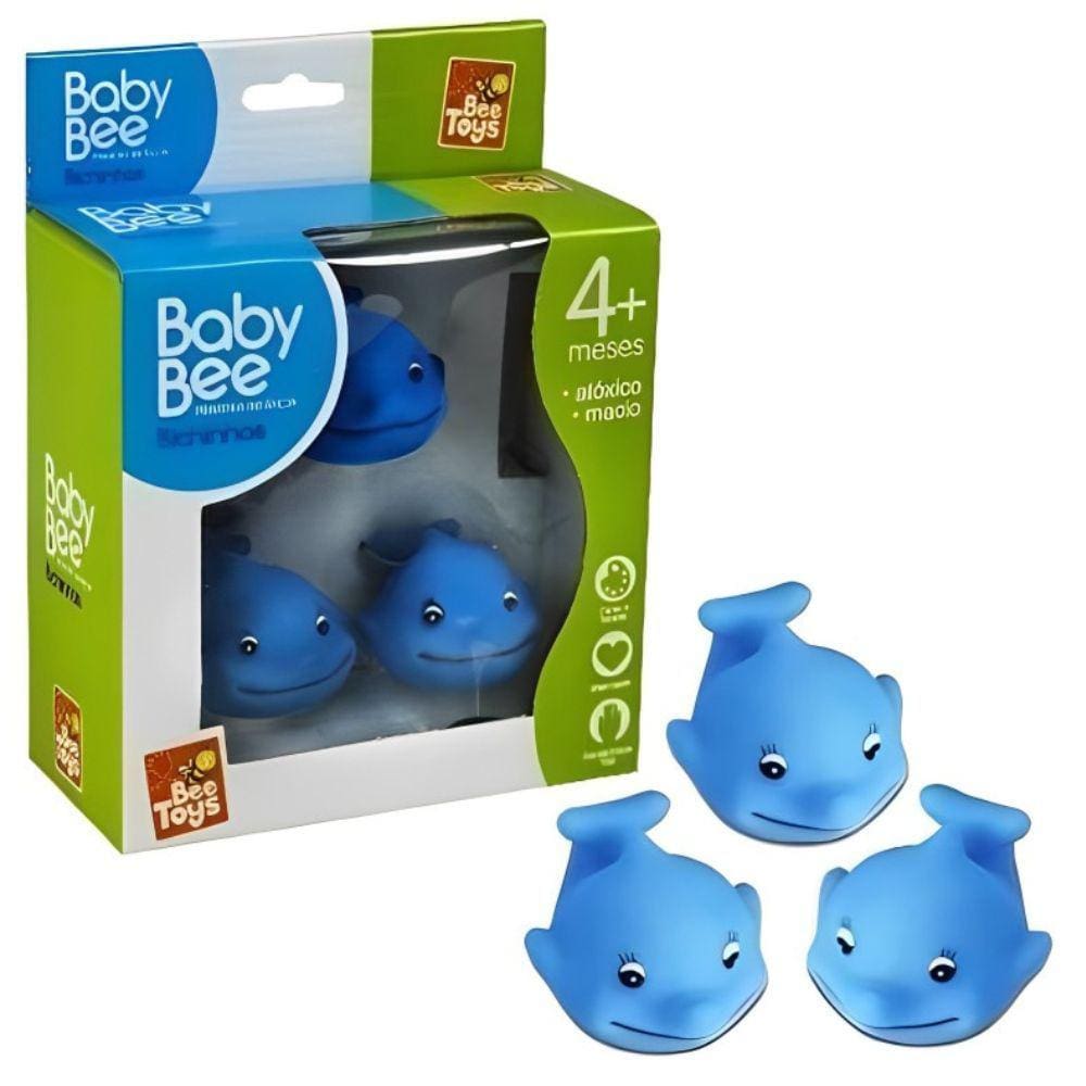 Brinquedo De Banho Atóxico Macio Golfinho De Borracha Infantil Primeira Infância