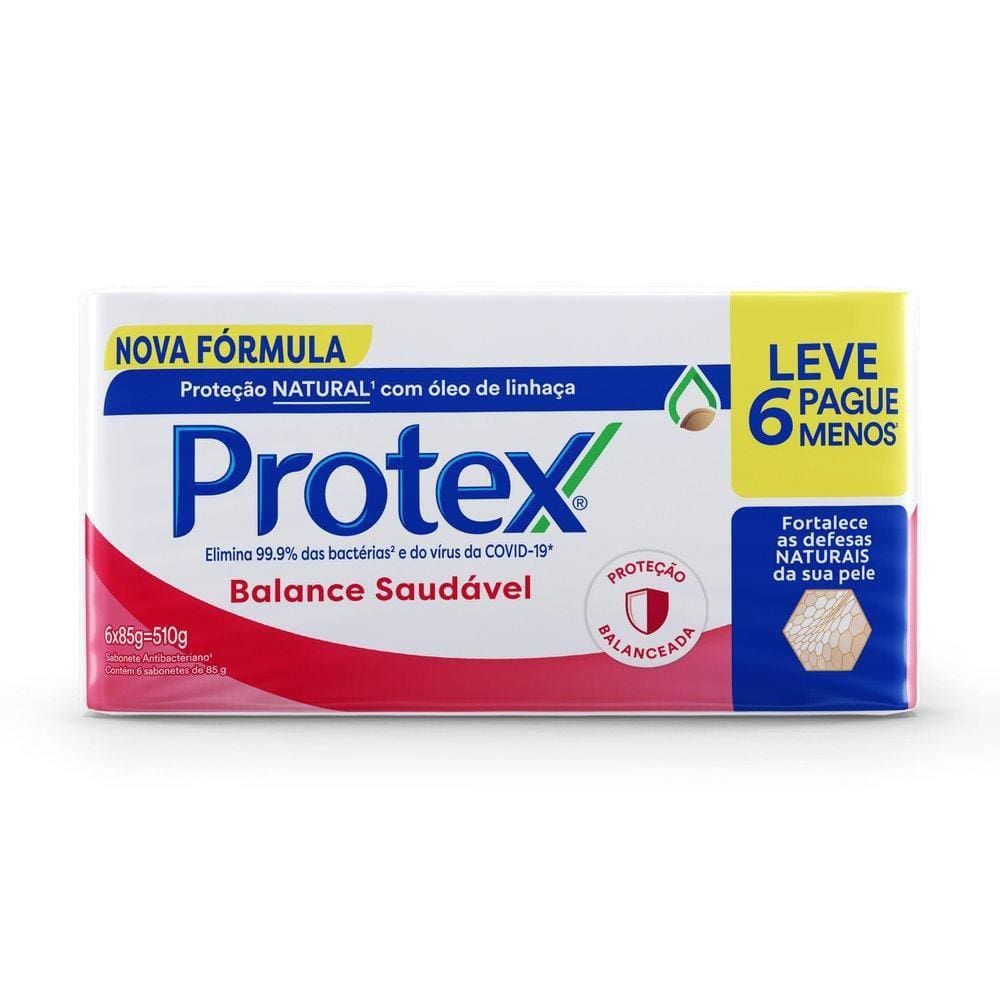 Sabonete Antibacteriano em Barra Protex Balance Saudável 85g Promo 6un c/ Desconto
