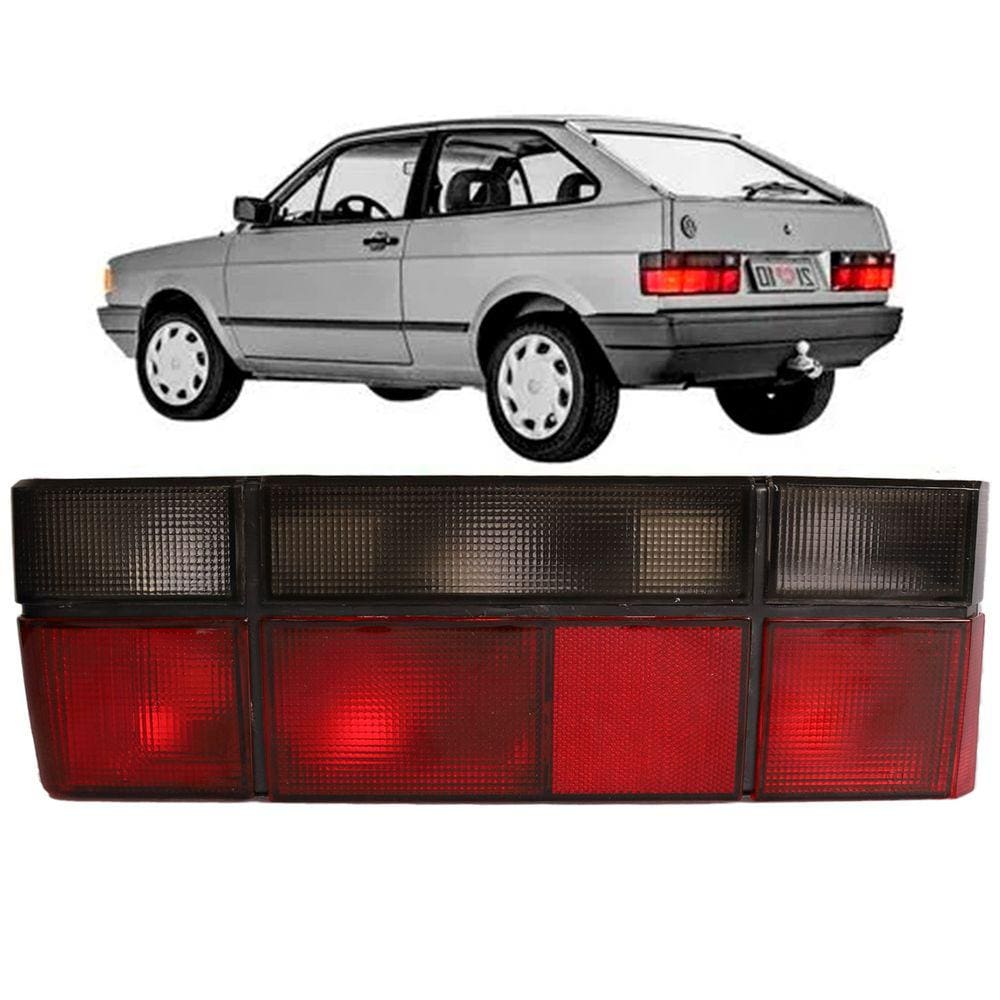Lanterna Traseira Gol Quadrado 1987 A 1994 Fumê Volkswagen
