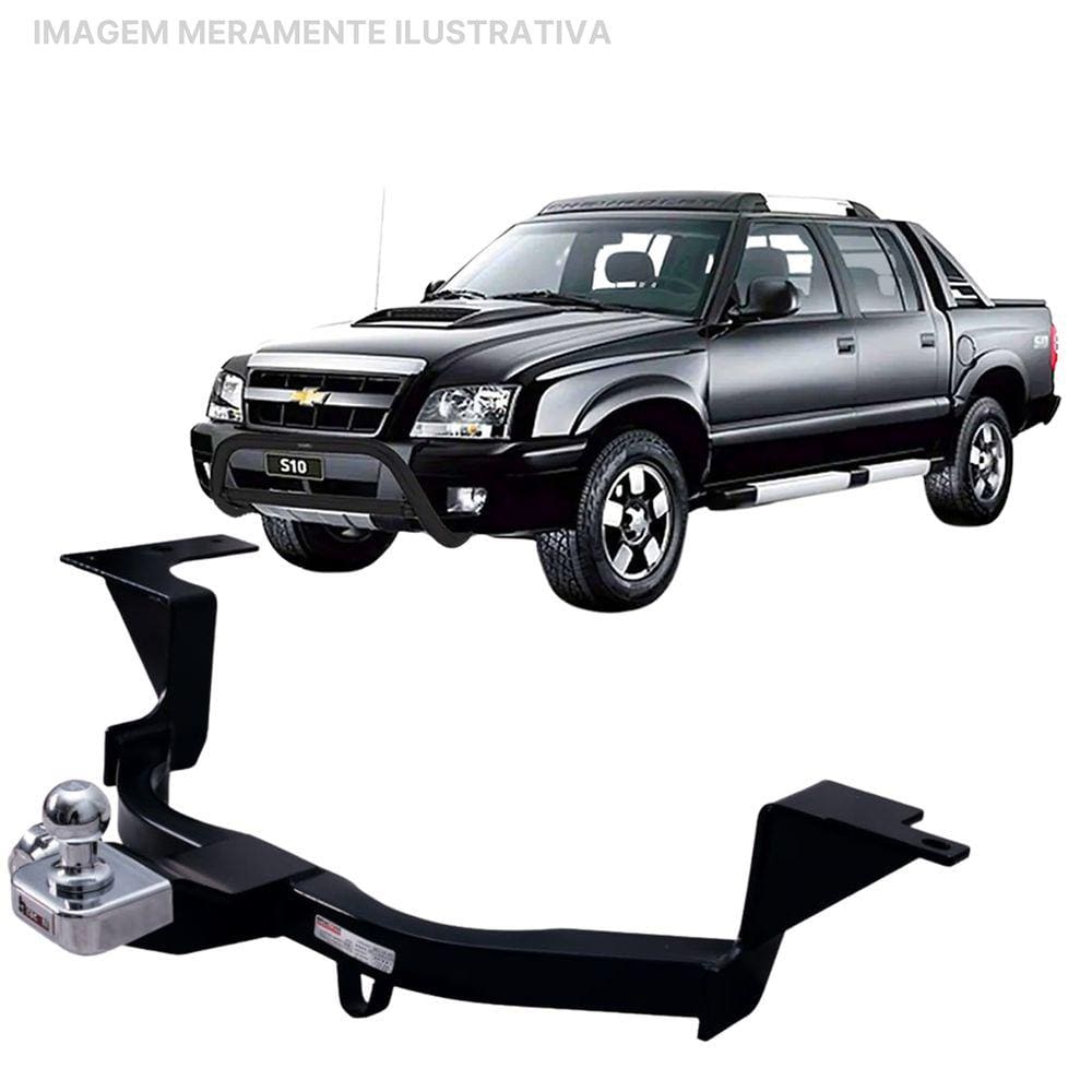 Engate Reboque Rabicho Fixo S10 2001 a 2011 1000Kg