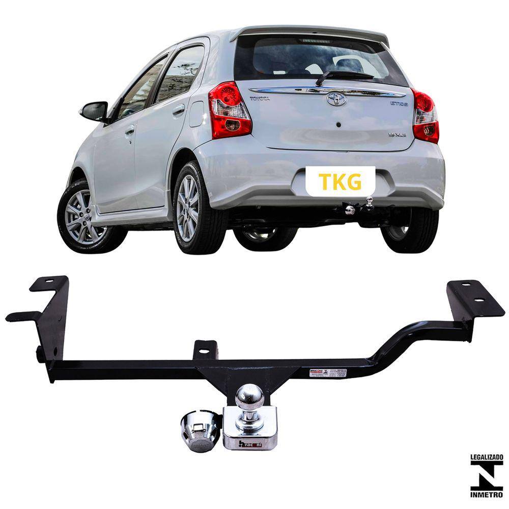 Engate Reboque Rabicho Fixo Etios Hatch 2018 a 2021 450Kg