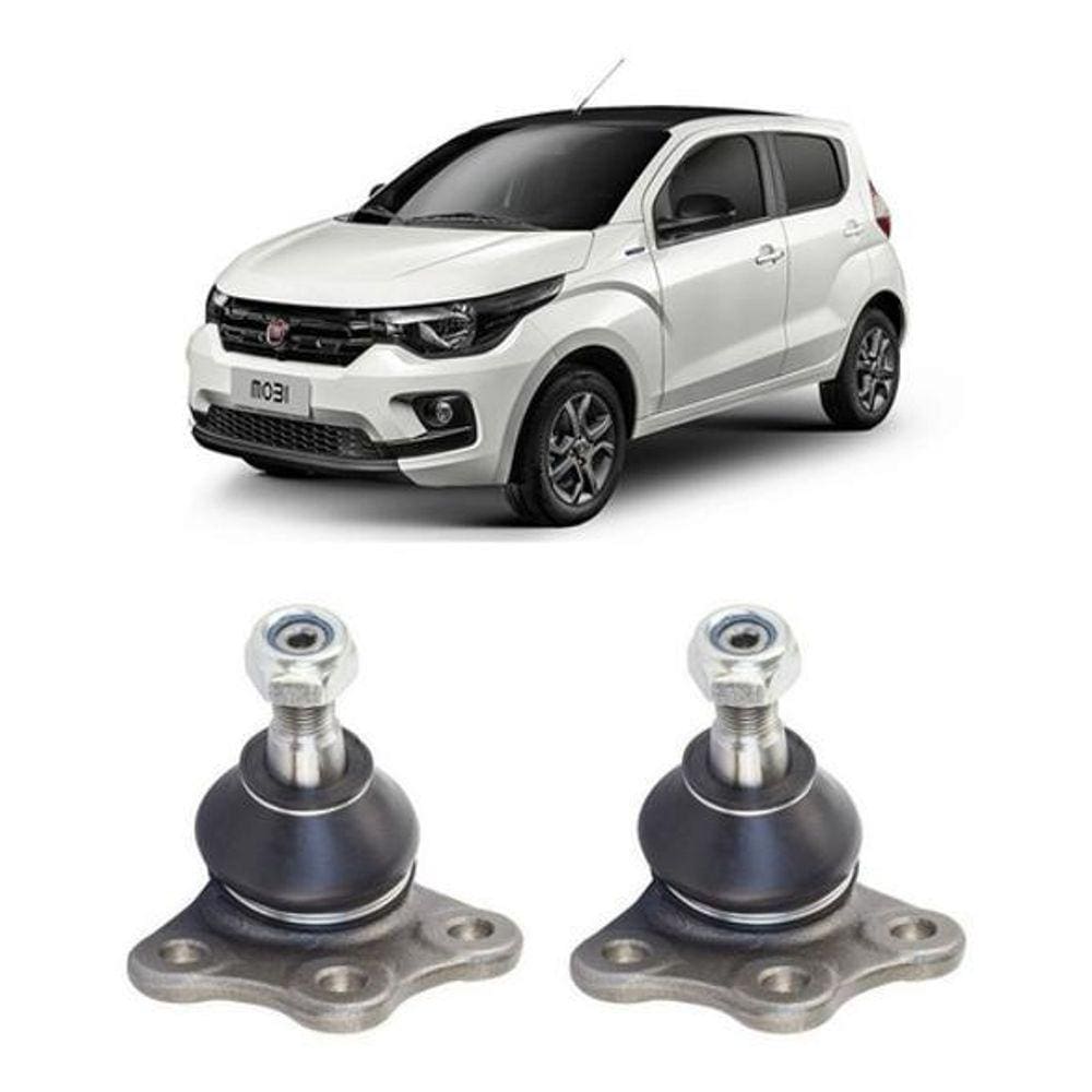 Kit 2 Pivô Bandeja Balança Leque Dianteira Mobi 2018 2020