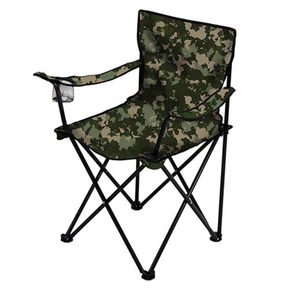 Cadeira EchoLife Aurora Dobrável Porta-Copos Camuflado