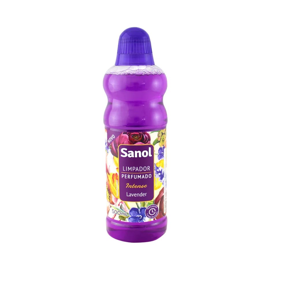 Limpador Perfumado Extratos Naturais 1Litro Sanol Lavanda