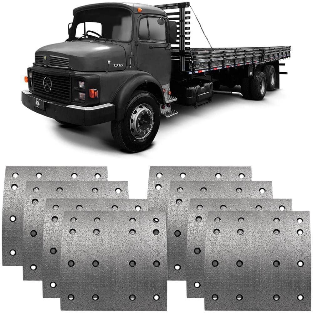 Lona Freio Traseira Mercedes Benz L-1513 L-1516 70 a 83 L509