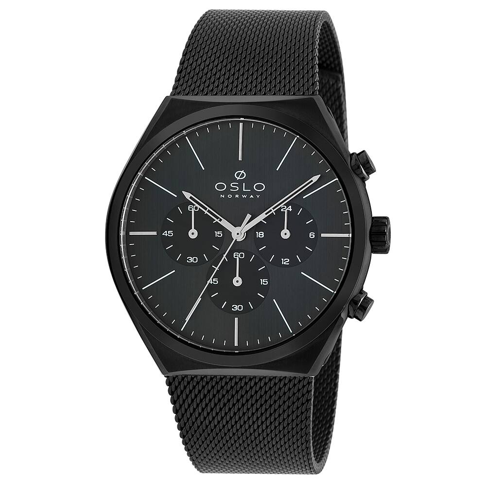 Relogio Oslo Masculino Cronografo Ompsscvd0003 Preto