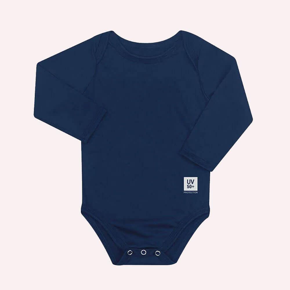 Body UV Infantil Térmico Bebe Theo 50+ Cinza Marinho GG