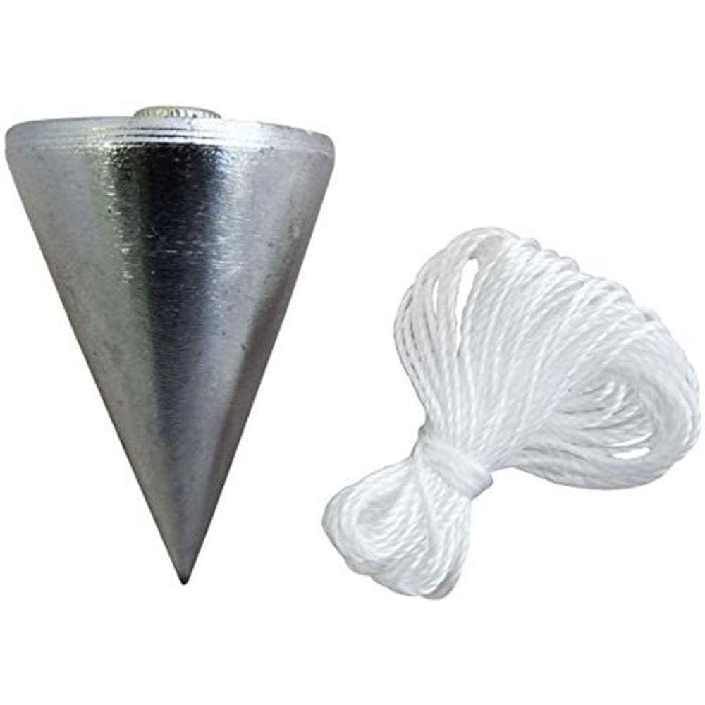 Prumo De Centro 300 G Corpo De Aco Cordao 5 M