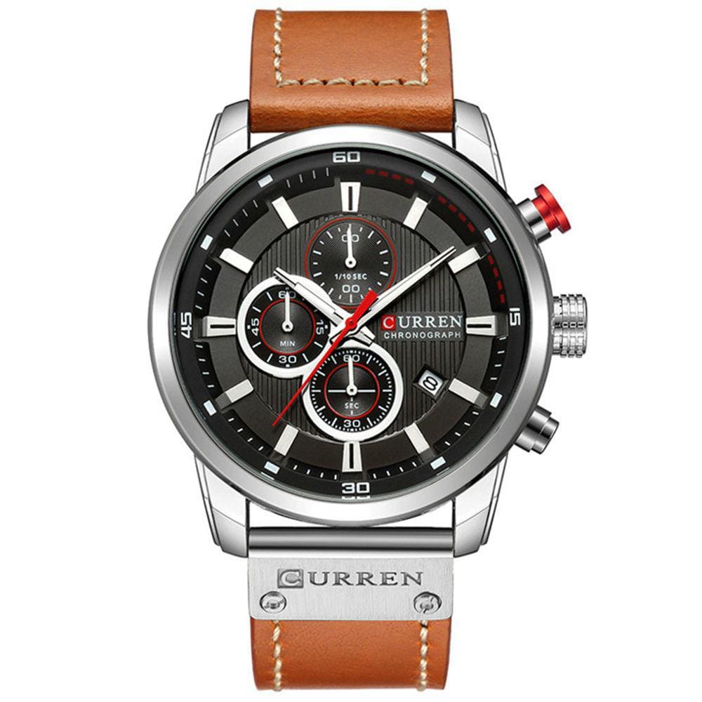 Relógio Masculino Curren Technos 8291 Prateado