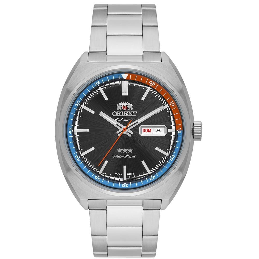 Relógio Orient Masculino Ref: F49ss032 P1sx Automático Prateado