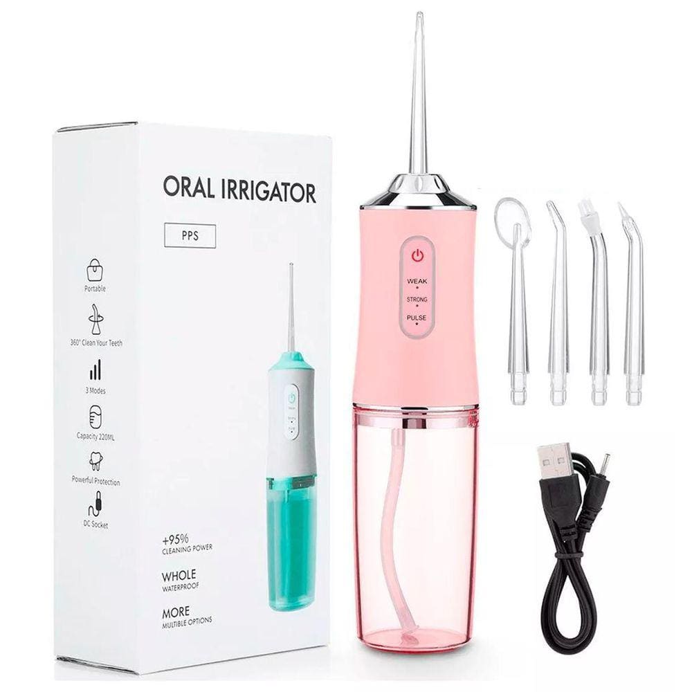 Irrigador Oral Elétrico com 4 Bicos USB