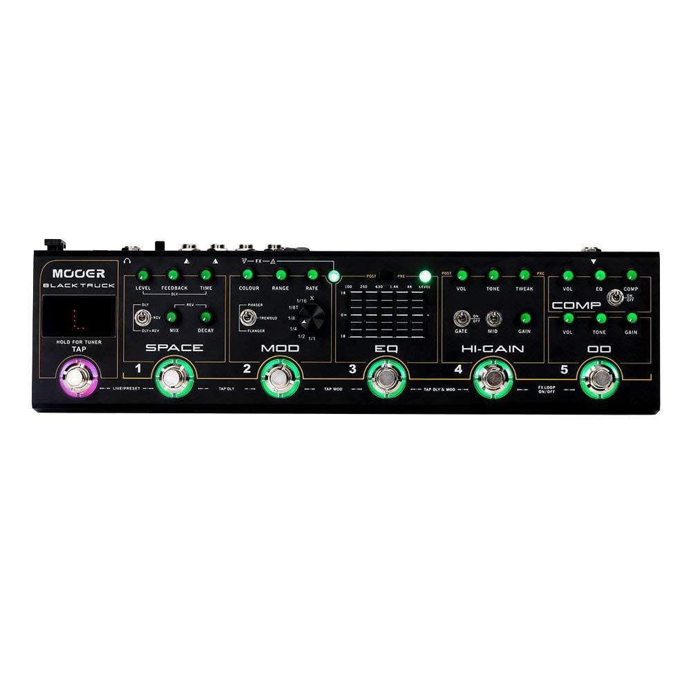Pedaleira De Guitarra Mooer Multi-Efeitos Black Truck