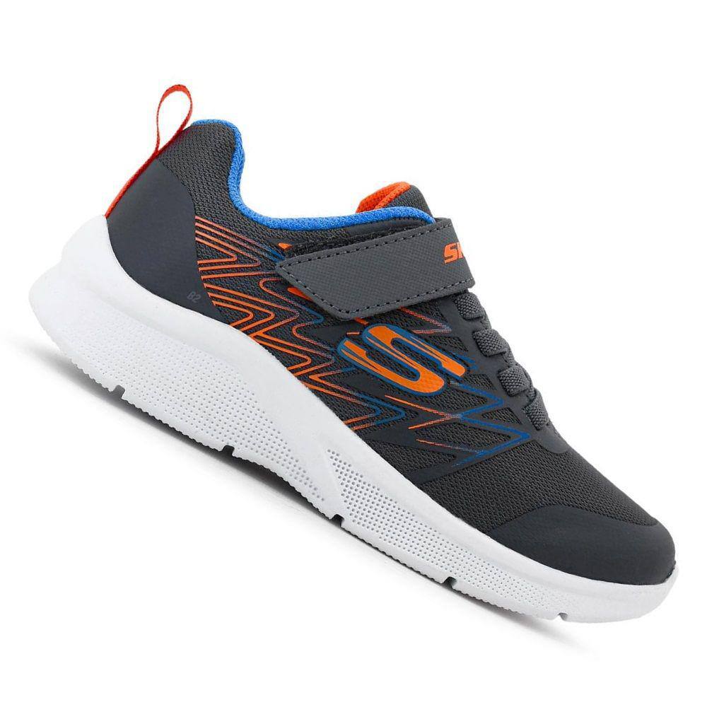 Tênis Skechers Infantil Microspec Texlor Cinza Menino