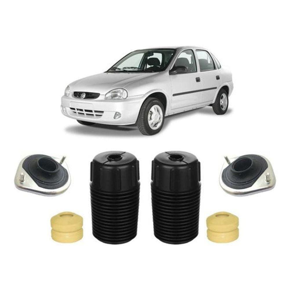 Par Kit Batente Dianteiro Chevrolet Corsa 2000 2001 2002
