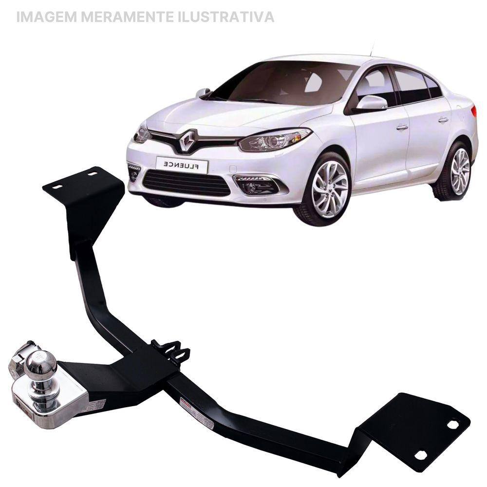 Engate Reboque Rabicho Fixo Fluence 2010 a 2017 600Kg
