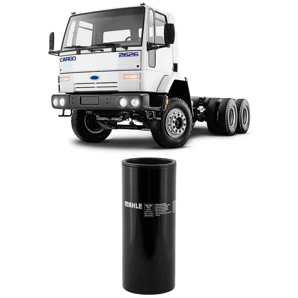 Filtro Óleo Ford Cargo 2626 8.3 2002 A 2006 Metal Leve