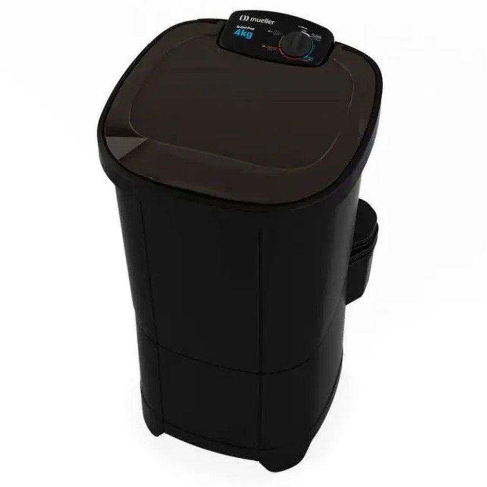 Lavadora Semiautomática Tanquinho Superpop 4kg Mueller Preta 220v
