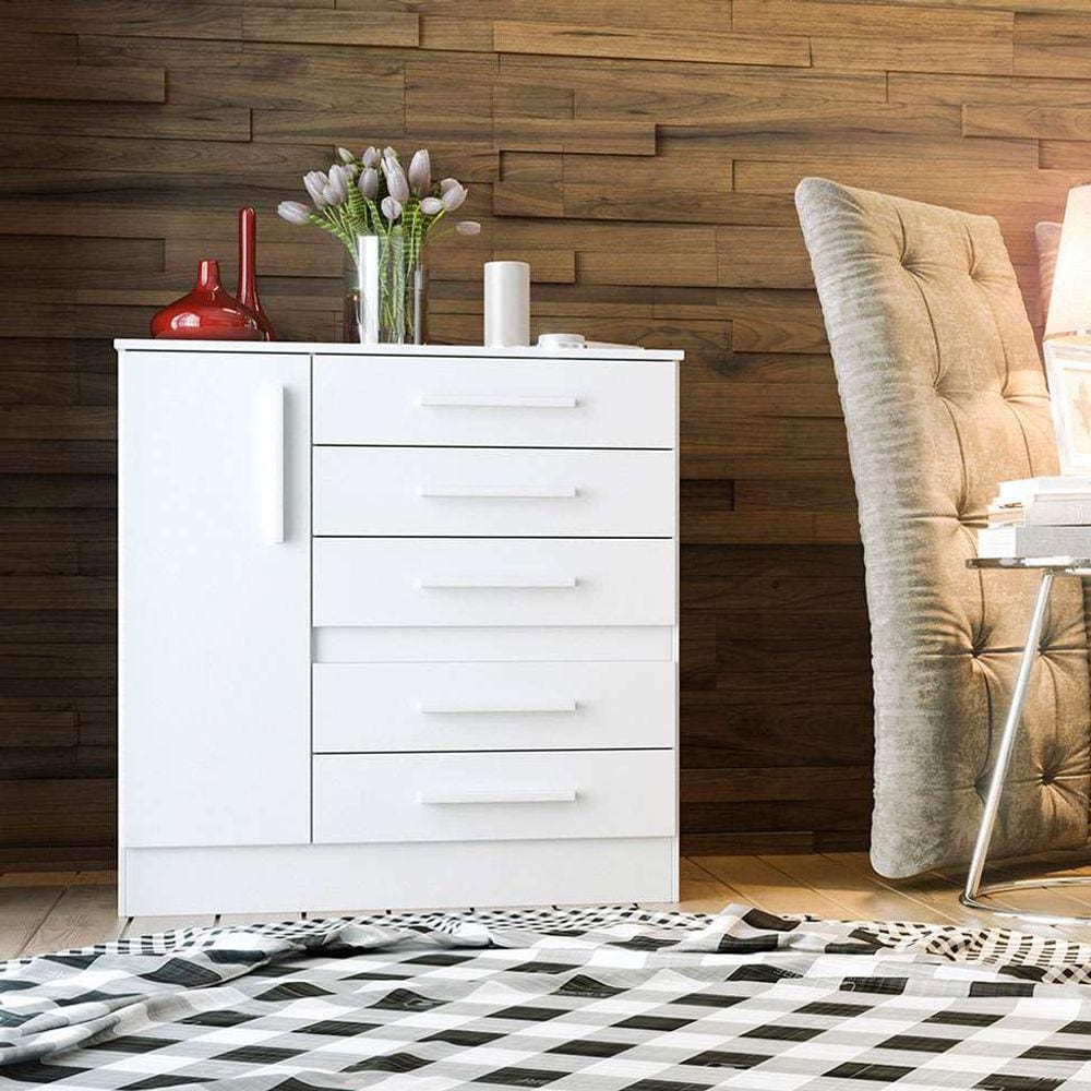cômoda advantage 1 pt 5 gv branca