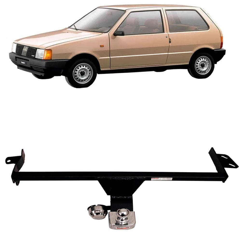 Engate Reboque Rabicho Fixo Uno Mille 2004 a 2015 450Kg