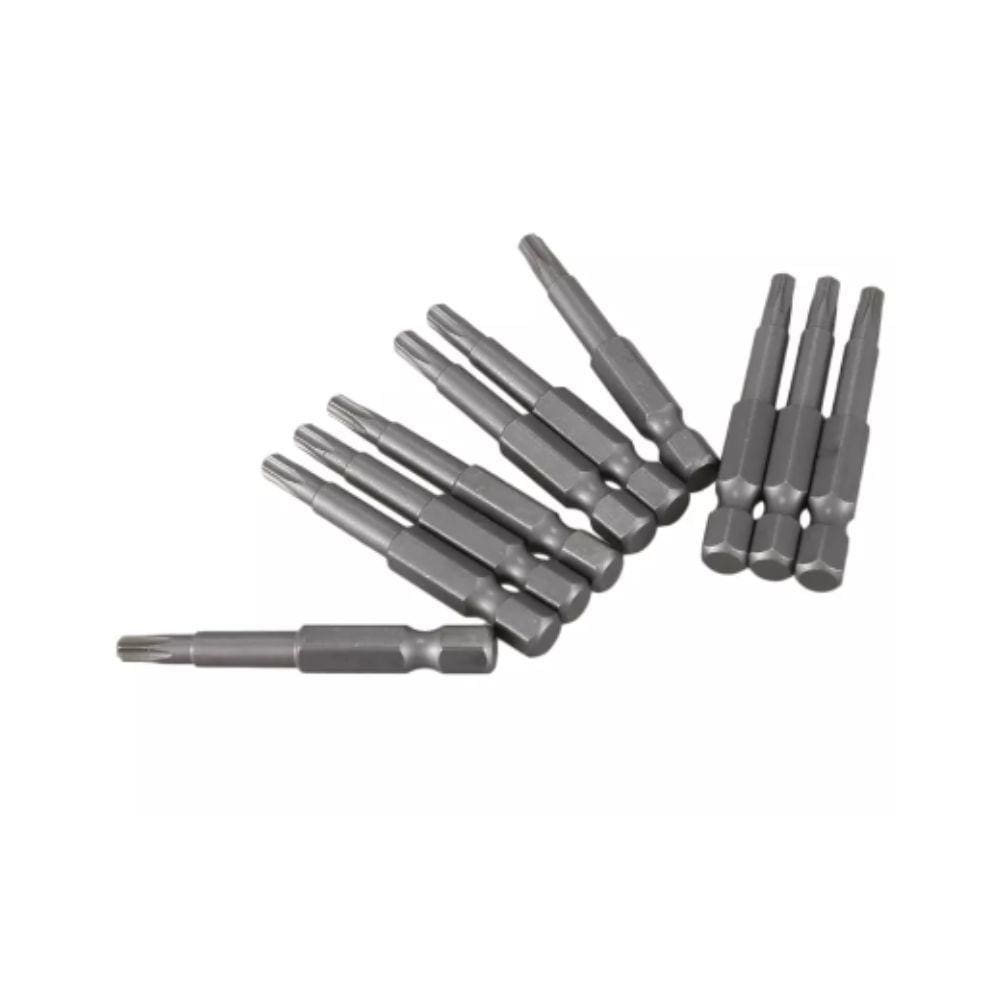 Jogo Bits Ponta Torx 30 Para Parafusadeira Starfer 10 Peças