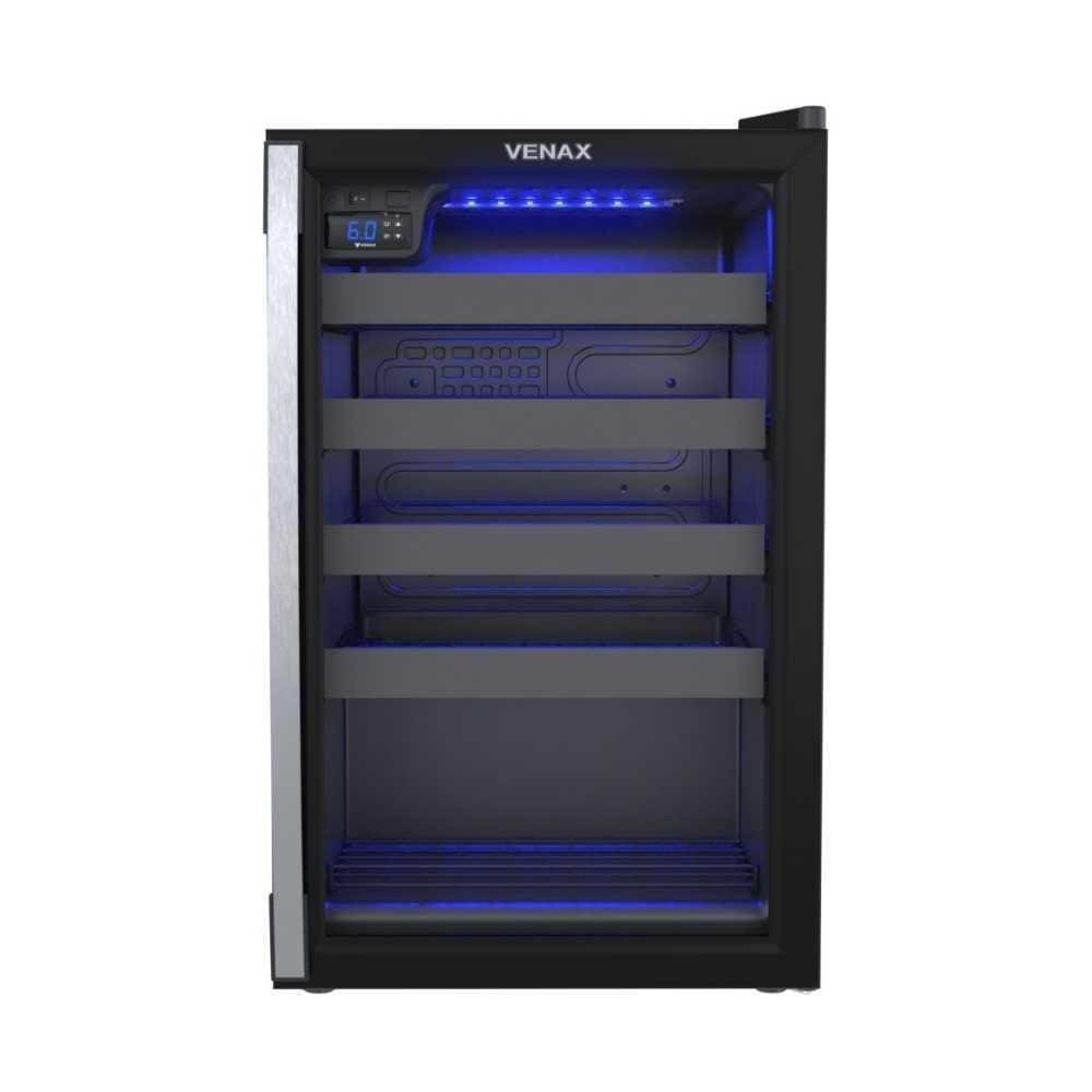 Adega Piubella 100 Para 24 Garrafas 82 Litros Preto 220v - Venax