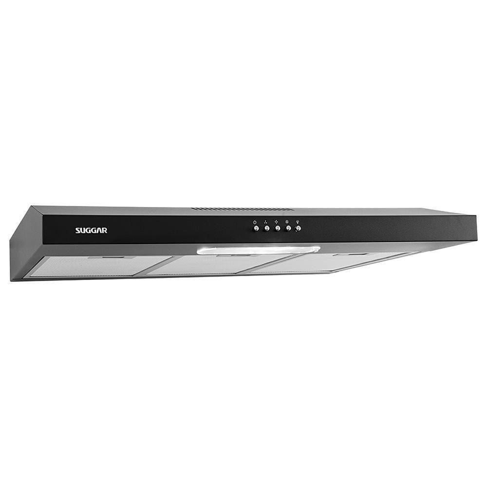 Depurador De Ar Suggar Slim 80Cm C/3 Vel. Luminária Preto