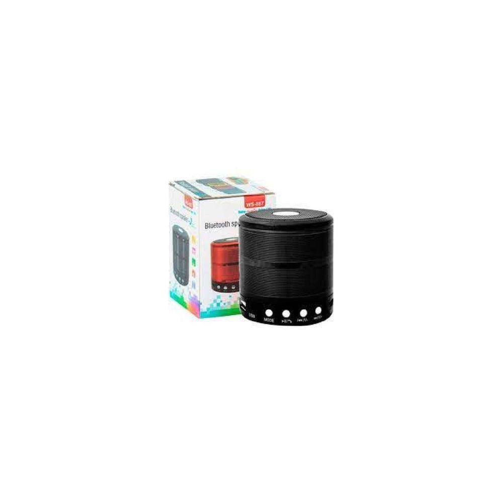 Caixa De Som Portatil Bluetooth Radio Mini Caixa Ws-886