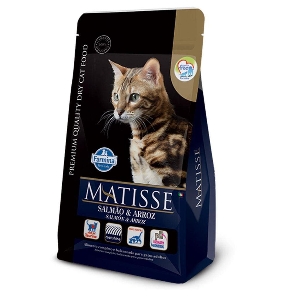 Ração Matisse Salmão Para Gatos Adultos 800G