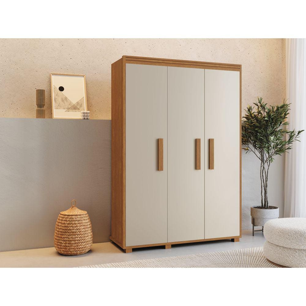 Guarda Roupa Belize Solteiro LONCIE 3 Portas 100% MDF