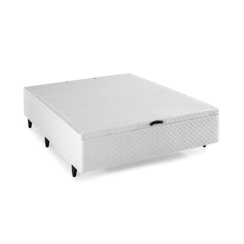 Base Box Baú Casal 138x188x35cm Merida Branco