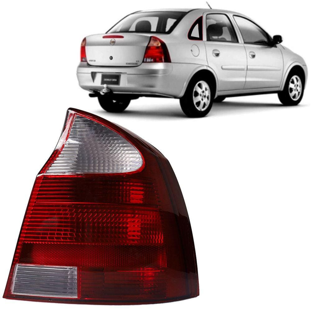Lanterna Traseira Chevrolet Corsa Sedan 2003 A 2007 Cristal