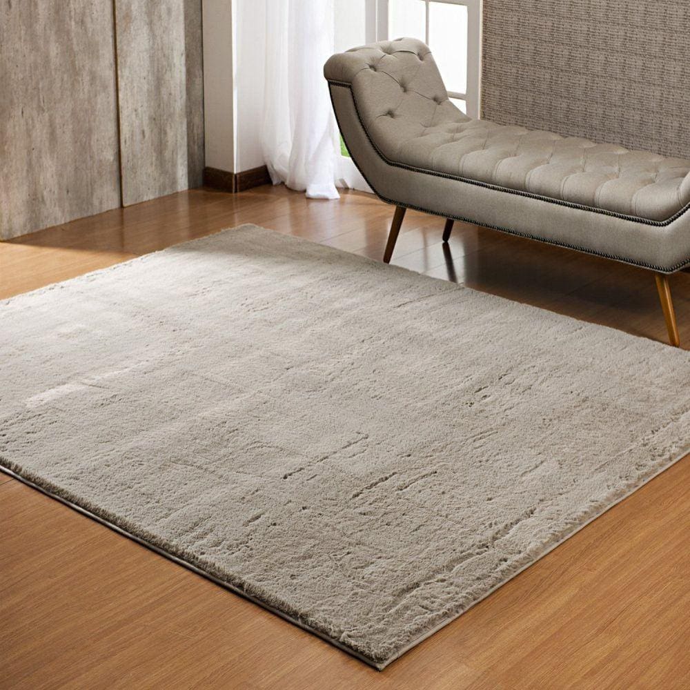 Tapete de Pele 2,00m x 2,50m Albany Niazitex Bege