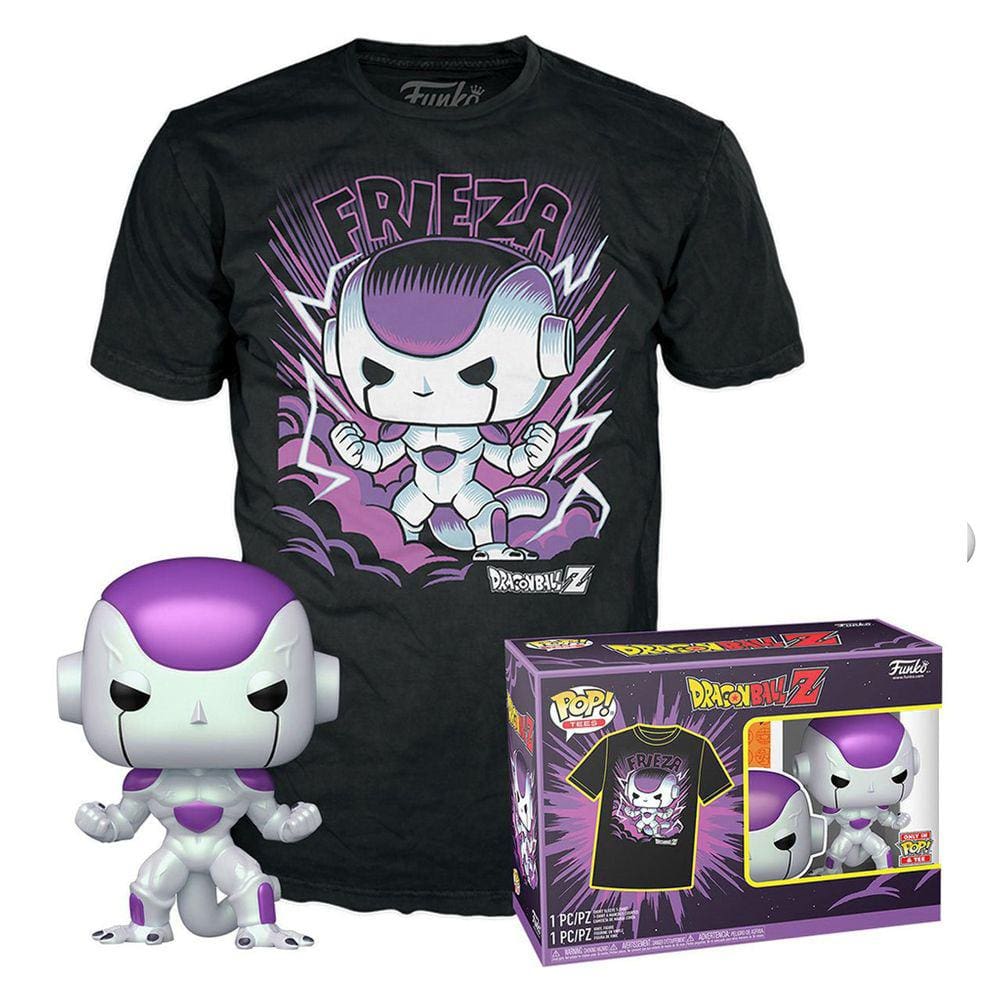 Funko Pop Animation Dragon Ball Z Frieza + Tees Bundle