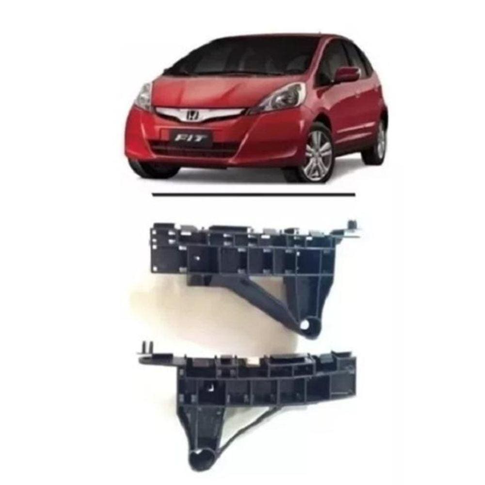 Par Guia Suporte Parachoque Dianteiro Honda Fit