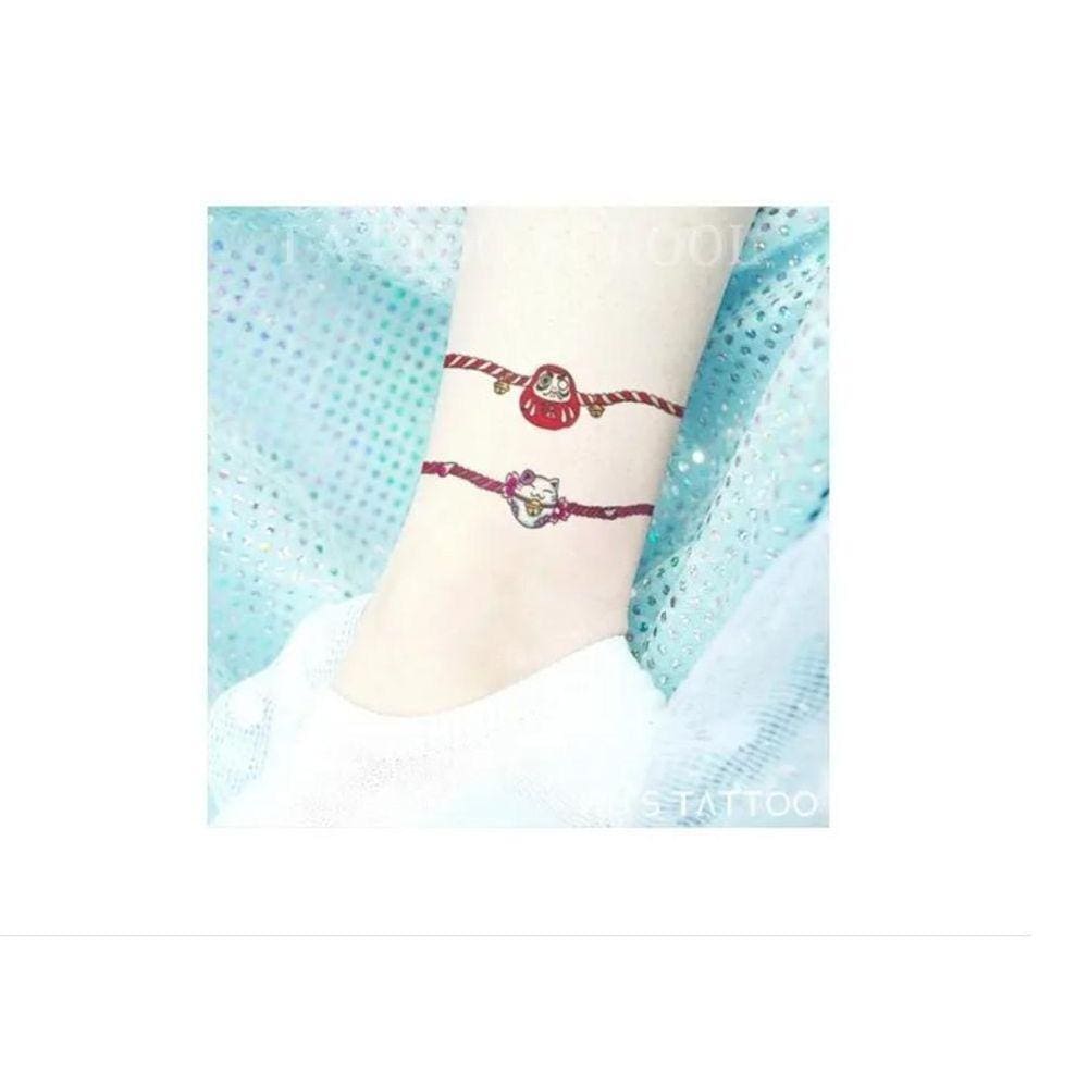 Tatuagem Temporária Delicada Cartela Dedos Enfeite Mãos