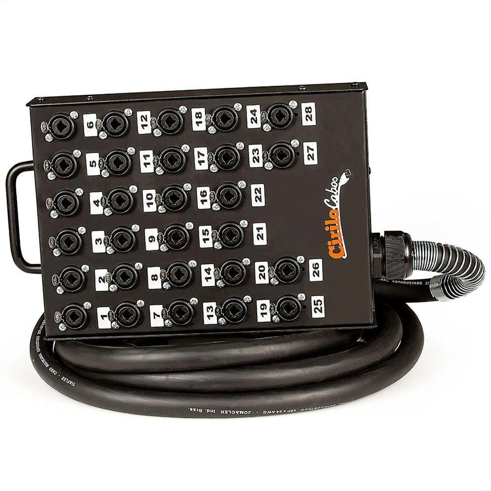 Medusa 28 Vias Com Conectores Combo - 30 Metros