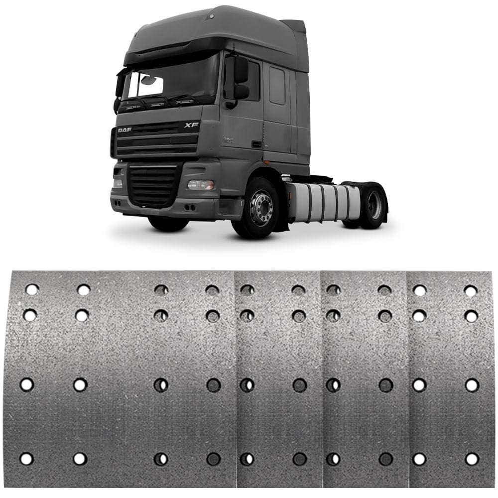 Lona Freio Carreta DAF XF105 12.9 24V Traseira Fras-le CA/33