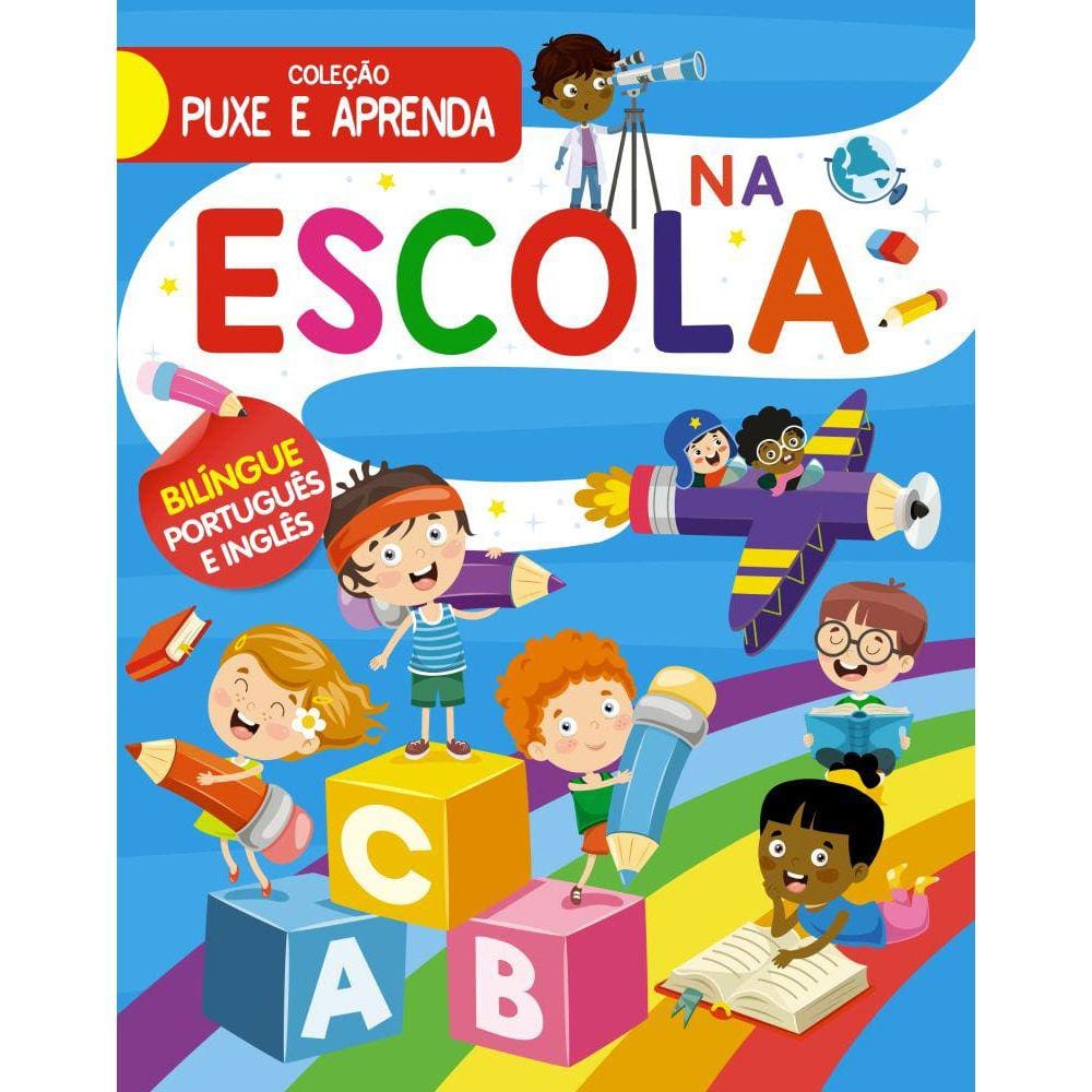 Coleção Puxe e Aprenda - Na Escola