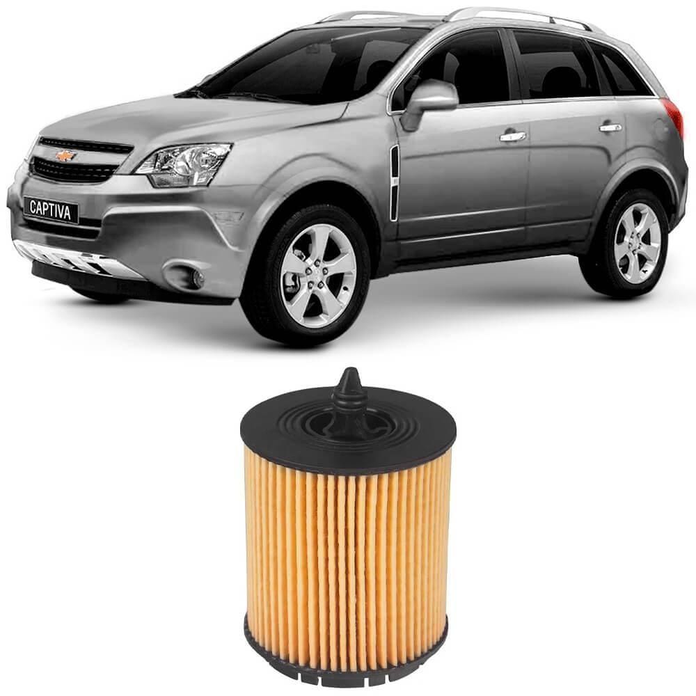 Filtro Óleo Chevrolet Captiva 2.4 2009 A 2011 Wega Woe312