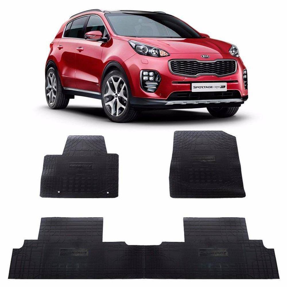 Jogo Tapete Interno Reforçado Kia Sportage 2016 Em Diante