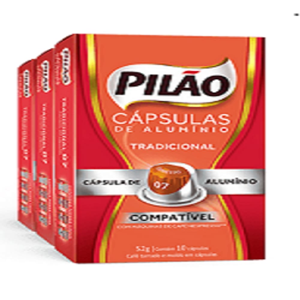 Café Em Cápsula Pilão Nespresso 07 Tradicional 10 Cáps