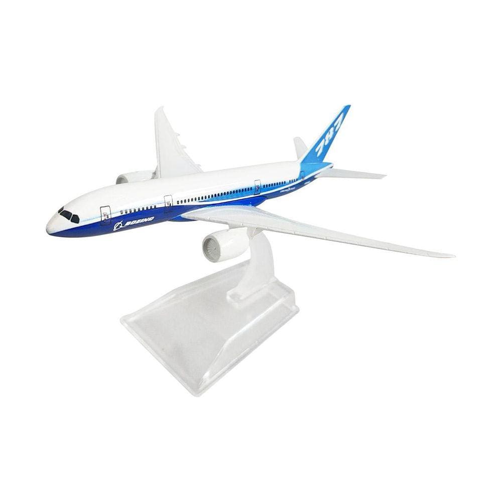 Miniatura Metal Boeing 1:400 Colecionável AP787-P 14x15.5cm