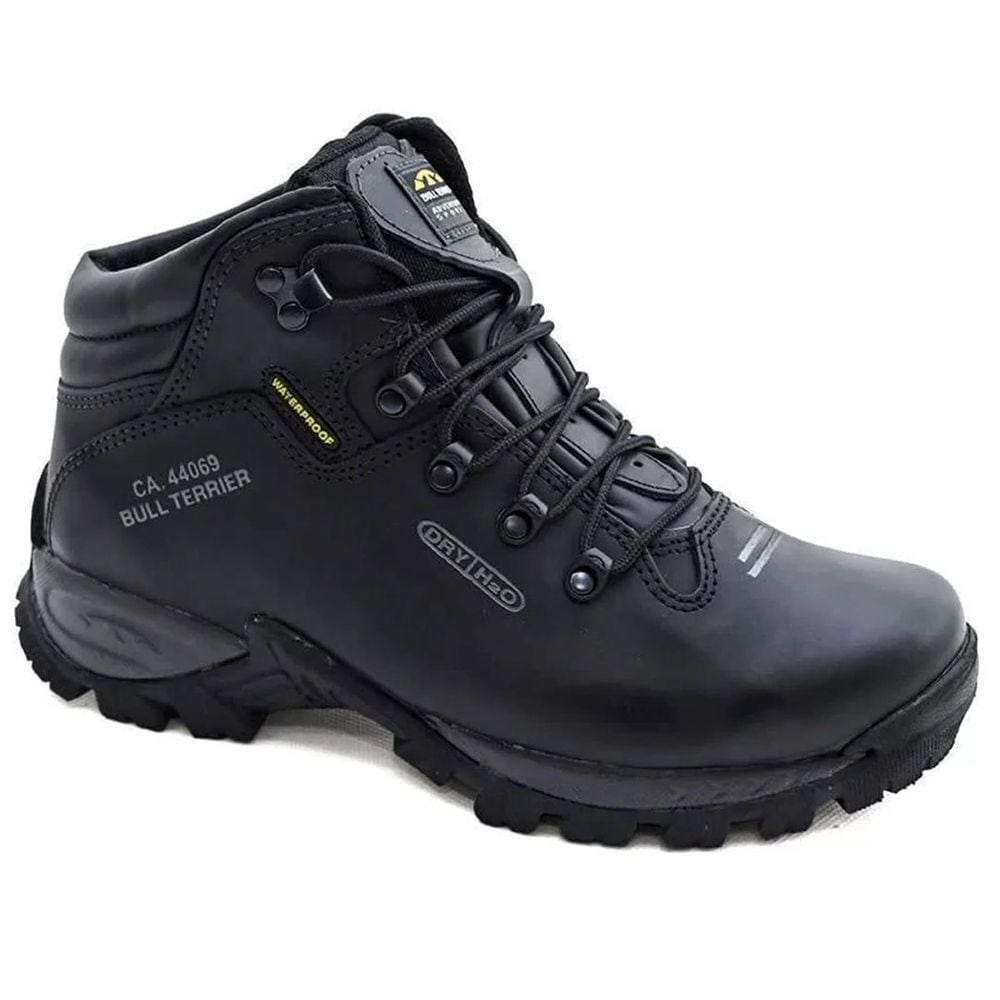Bota Impermeável Bull Terrier Terragrip Masculina - Preto