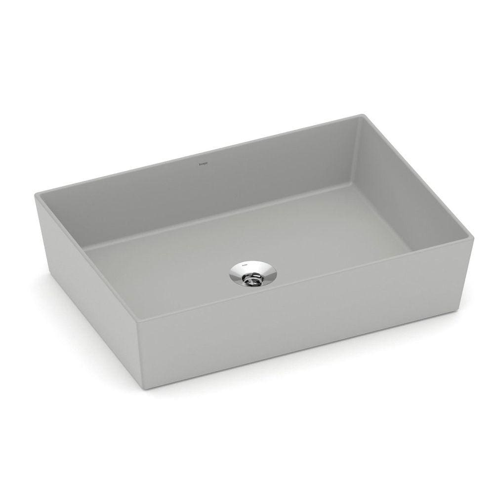 Cuba de Apoio Retangular sem Mesa 510x360 Platinum P7 Incepa Stone