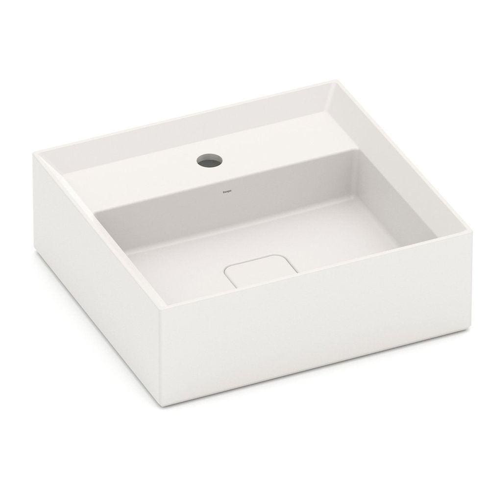 Cuba de Apoio Retangular com Mesa 450x420 Platinum P6 Incepa Beige