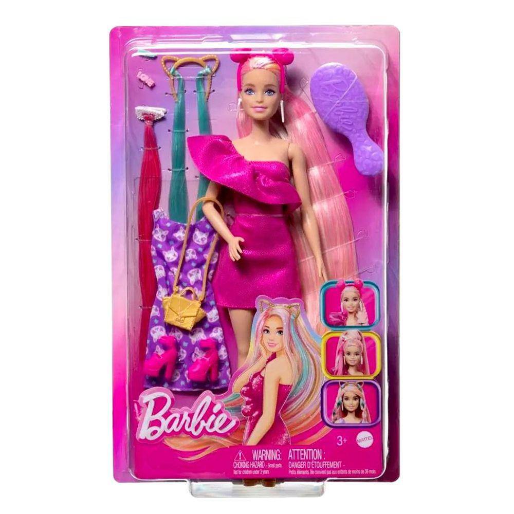 Boneca Barbie Fashion Totally Hair Salão de Beleza Mattel