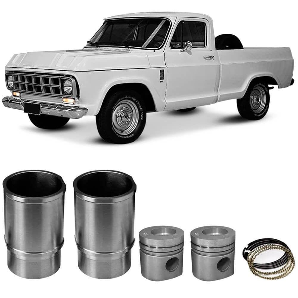 Kit Motor Camisa Pistão Anel Perkins 4236 Metal Leve