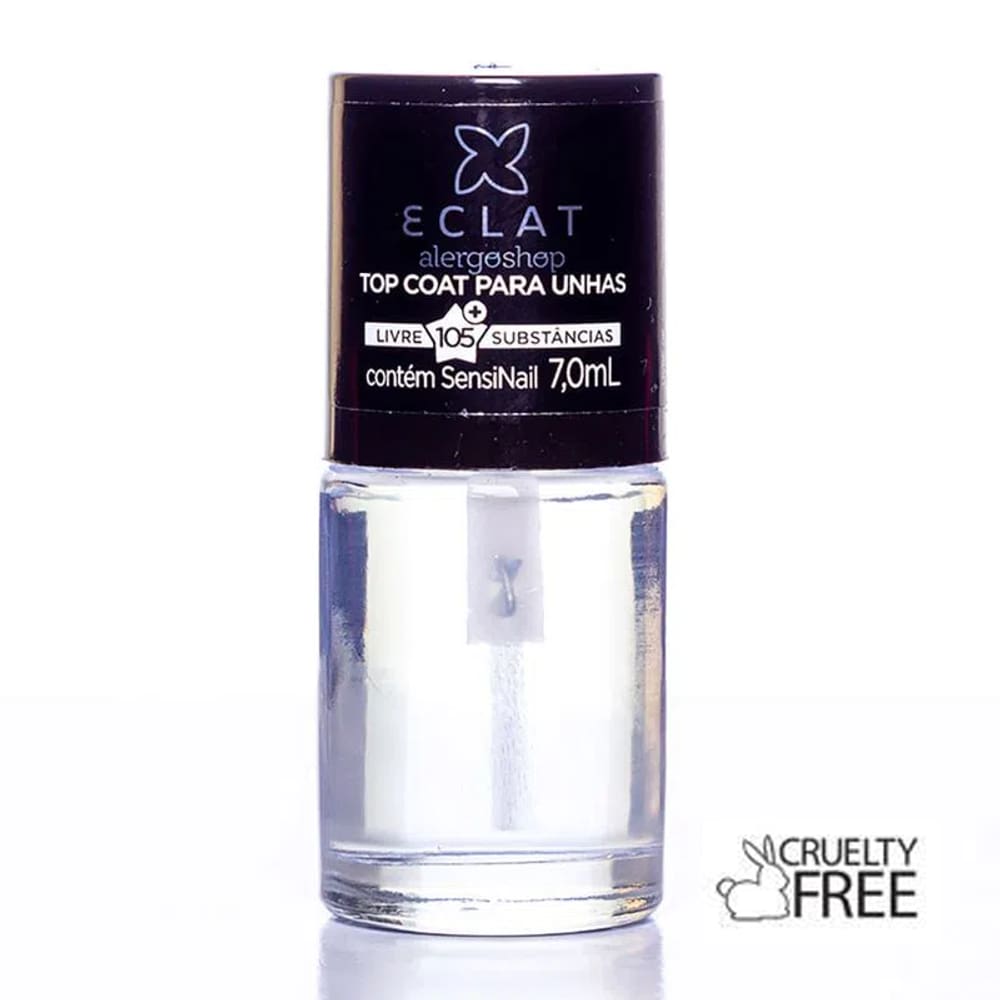 Esmalte Top Coat Para Unhas Hipoalergênico Alergoshop 7ml
