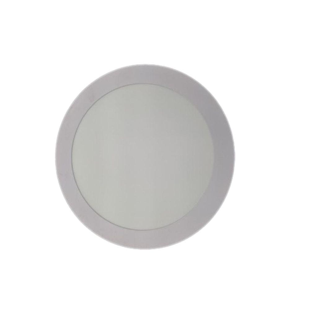 Luminária LED Circular Embutir Branco 22cm - Bivolt