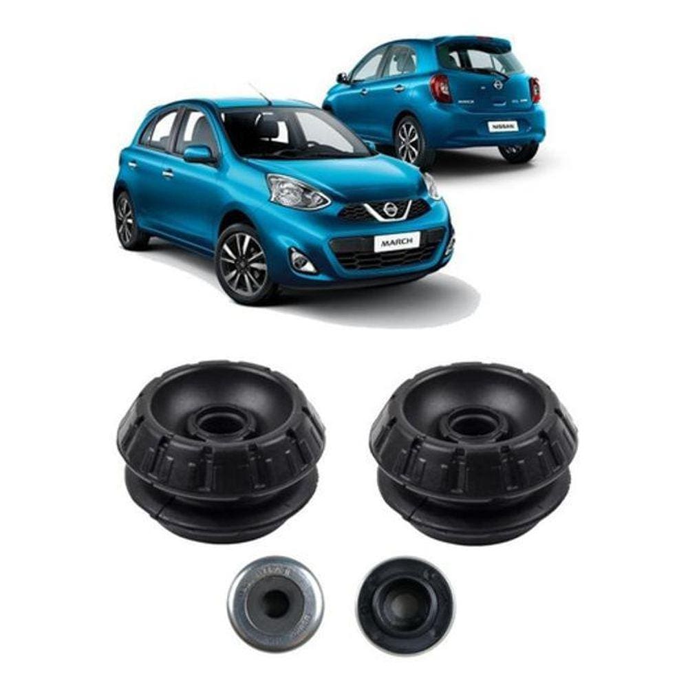 Coxim + Rolamento Dianteiro Nissan March 2012013 2014